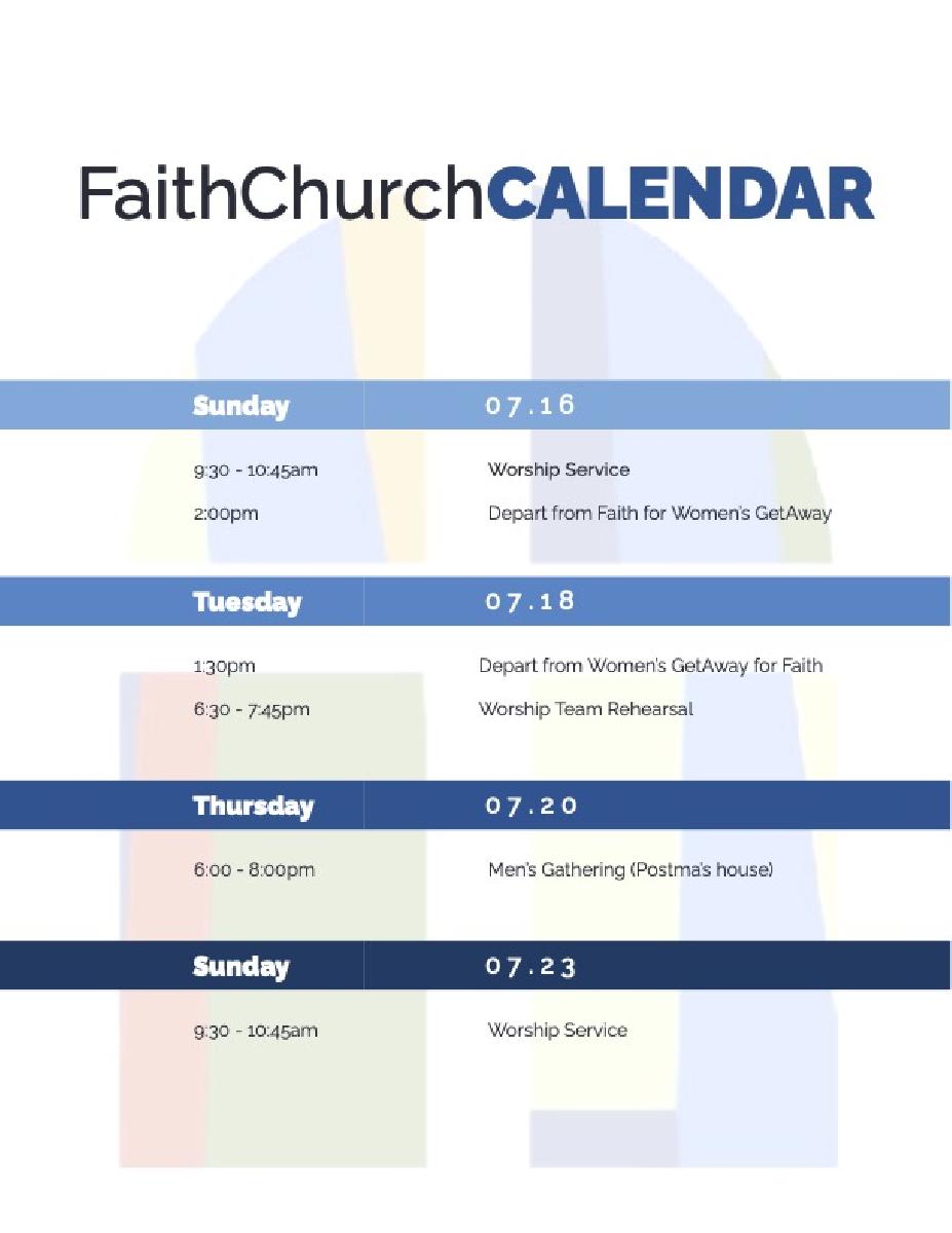 Faith Christian Reformed Church Holland Michigan